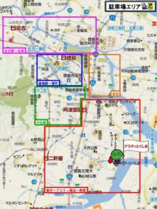 デイパーキングエリアマップ