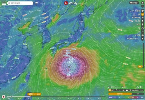 11日9時ECMWF4