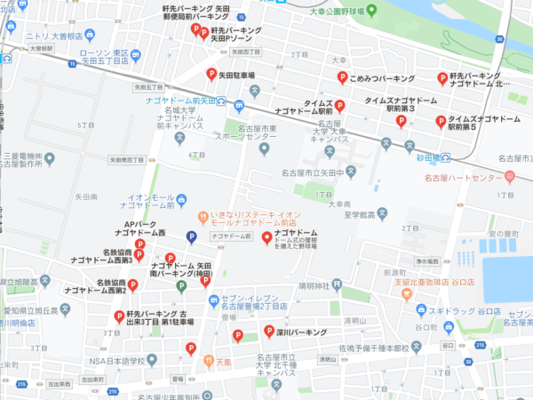 ナゴヤドーム駐車場